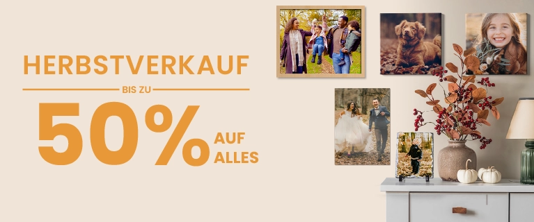 Herbstverkauf bis zu 60% RABATT